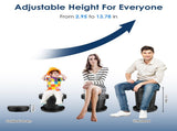 Height Adjustable Collapsible Portable Toilet, Retractable Fish Scale Structure Camping Potty with 59409255