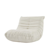 Fireside Chair, Lazy Floor Sofa, Accent Bean Bag Couches, Modern Armless Lounge Chair for Living W791P241292