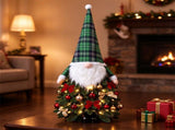 3 FT Pre-Lit Tabletop Christmas Tree with Santa Boot Base, 20 Warm White LED Lights 8 Modes Timer, 15074546