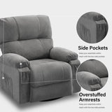 Recliner chair,360 degree rotating swing single sofa chair, equipped with soft cushion and backrest, W1521P265833