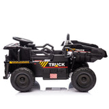 12V Kids Ride On Dump Truck W/Parents Control,2wd,Rear-wheel suspension,Electric Dump Bed and Extra W1578P235125