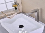 Single Handle Sink Brushed Nickel Vanity Bathroom Faucet, Basin Mixer Tap 62080109