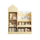 Wood Kids Wooden Bookshelf Toy Storage Organizer with Bookcase, Kid's Bin Storage Unit with 6 W2876P233553