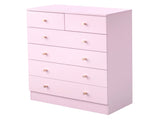 Modern Simple 6-Drawer Dresser Pink 28507163