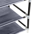 7 Tiers Portable Shoe Rack Closet Fabric Cover Shoe Storage Organizer Cabinet Gray 69880687