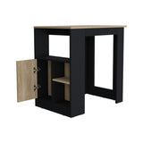 Kitchen Island Wynne, Kitchen, White / Light Oak B092P243273