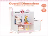 Wooden Kids Doctor Medical Station Playset, 93.9854.6199.06cm 27PCS Medical Tools with ECG Monitor 63342988