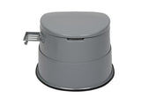 Portable Toilet with Non-slip Mat Grey 56598783