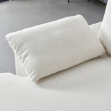 L-Shaped linen sectional sofa with right chaise,living room ,bedroom,office. 83756926