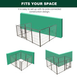 ZNTS 16 Panels Dog Playpen for outdoor,yard,camping,31.6"Height dog fence with 2 doors. W2151P177945