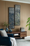 15.5" x 55" Rectangular Shaped Rice Paper Shadow Box Decor Wall Art, Transitional style Wall Decor, W2078130321