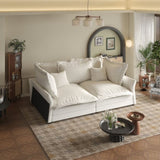 90.55" Modern Comfy Upholstered Sofa Cloud Couch, Deep Seat Couches with Multiple Large Soft W1885P234640