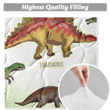 Super Soft Fade Resistant Microfiber Dinosaur Bedding Set for Girls Boys, All Season Green Dinosaur 52083547