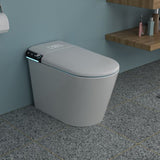 ZNTS Smart Toilet with Bidet Built in, Auto Open & Close, Elongated Heated seat, Foot Sensor Flush, LED W1243P203352