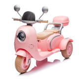 12V Two-seater Kids Ride On Level Up Electric Motorcycle,2wd,Three-wheel Toy W1578P268012