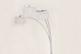 1pc Modern Design Classic Luxury Sleek Multi-head Floor Arc Lamp Crystal-like Accents Drape Living B2741P290176