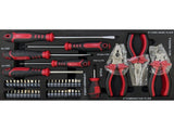 3 Drawers Tool Box with Tool Set--Orange 49944963