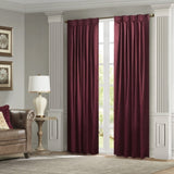 ZNTS Pleat Curtain Panel with Tieback B035129636