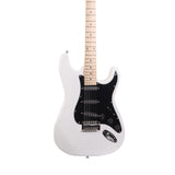 ZNTS GST Stylish Electric Guitar Kit with Black Pickguard White 94258666