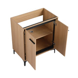 30 Inch Bathroom Vanity Base without basin, Storage Cabinet with Doors, engineering wood W1972P164356