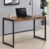 Antique Nutmeg and Gunmetal Writing Desk B062P153651