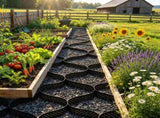 Gravel Grid Driveway Stabilization, Permeable Grass Ground Retainer 24.93 x 9.52 FT, 1880 LBS/Sq FT 10872934