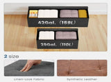 30 Inches Folding Ottoman with Storage Bench, Foot Rest Stool, End of Bed Storage Bench , Load 660 32057339
