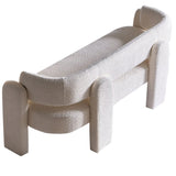 75.59" Wide Boucle Upholstery Modern Sofa for Living Room Beige W579125477