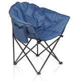 ZNTS Camping Chair Blue Alloy Steel 60160598