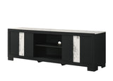 1pc Entertainment Console Rustic Charm Driftwood Wood Finish Open Shelf Living Room Furniture B2741P295470