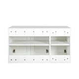 Stackable Wall Mounted Storage Cabinet, 15.75 "D x 35.43" W x 19.69 "H, White W33167278