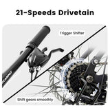 27.5 Inch Full Suspension Mountain Bike, Front and Rear Dual Shock Absorbers, Mechanical Disc 82085132