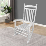 BALCONY PORCH ADULT ROCKING CHAIR - WHITE W2297P143351