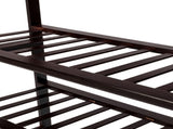 Concise 12-Batten 4 Tiers Bamboo Shoe Rack Coffee 55358061