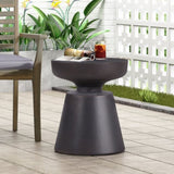 Outdoor LightWeight Concrete Side Table 73454.00