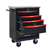 5 Drawers Multifunctional Tool Cart with Wheels,Metal Rolling Tool Cart Storage for Garage Workshop W1102P245250