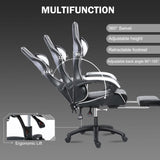 Game Chair, Adult Electronic Gaming Chair, Ergonomically Designed, PU Leather, Lounge Chair with 36074960