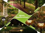 6Pack Solar Powered Stake Light Decorative Landscape Lamp IP45 Waterproof Auto On Off 80420771