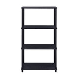 Black Bookshelf with 4 Shelf B062P191048