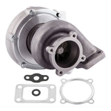 ZNTS Upgraded GT35 GT3582 GT3540 T3 AR.70 AR.63 FLOAT BEARING TURBO CHARGER 600HPS COMPRESSOR 86393678