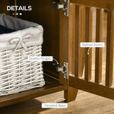 Shoe Bench with Storage Cabinets 34204150