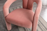 COOLMORE Contemporary Designed Velvet Fabric Upholstered Accent/Dining Chair /Barrel Side Chairs W395103725