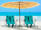 Folding Beach Chair Set of 2 for Adults, 4 Position Portable Backpack Foldable 75823407