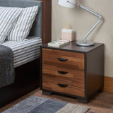 Eloy Walnut & Espresso Finish Accent Table B2726P271346