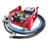 Electric Oil Fuel Diesel Gas Transfer Pump w/Meter Manual Nozzle 110V 16GPM Fits for Diesel Kerosene 98073872