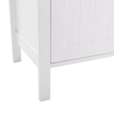 ZNTS FCH Double Doors Bathroom Cabinet White 37641969