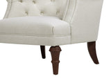 Katherine Tufted Accent Chair Sand Beige Polyester B2719P364404