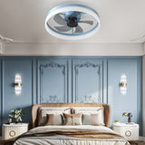 Ceiling Fans with Lights Dimmable LED Embedded installation of thin modern ceiling fans W1340120483