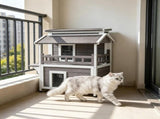 Wooden Cat House 68049503