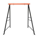 ZNTS Swing Sets Backyard, Swingset Outdoor Kids, Toddler Porch Swing, Metal A-Frame Swing Stand 20773120